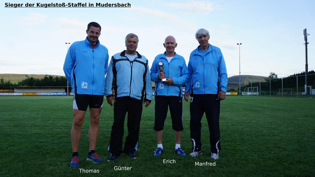 kugelstoß-staffel