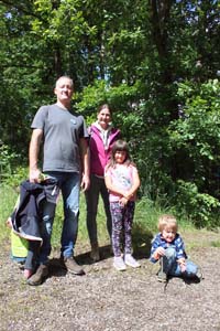 Teilnehmer zwischen den Stationen 1