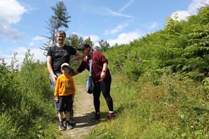 Teilnehmer zwischen den Stationen